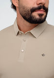 Polo Masculina Dom Henrico Poliamida Logo Peito - Henri Store
