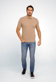 Polo Masculina Dom Henrico Texturizada Com Botão - Henri Store