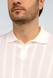 Polo Masculina Dom Henrico Texturizada Com Botão - Henri Store