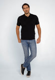 Polo Masculina Dom Henrico Texturizada Com Botão - Henri Store