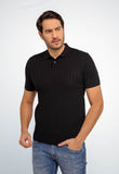 Polo Masculina Dom Henrico Texturizada Com Botão - Henri Store