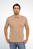 Polo Masculina Dom Henrico Texturizada Com Botão - Henri Store