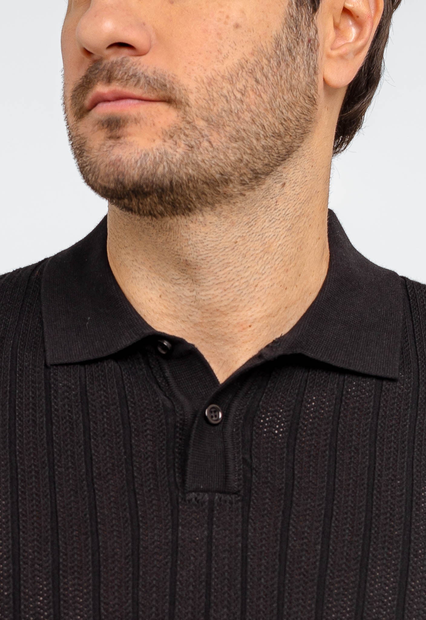 Polo Masculina Dom Henrico Texturizada Com Botão - Henri Store
