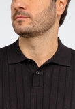 Polo Masculina Dom Henrico Texturizada Com Botão - Henri Store