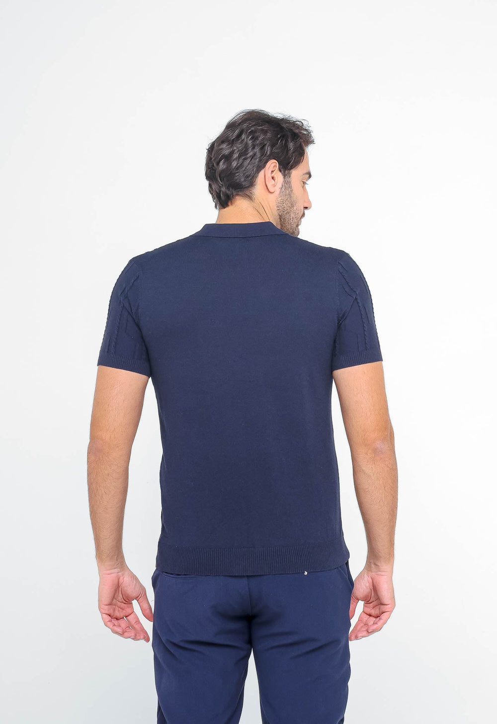 Polo Masculina Dom Henrico Texturizada - Henri Store