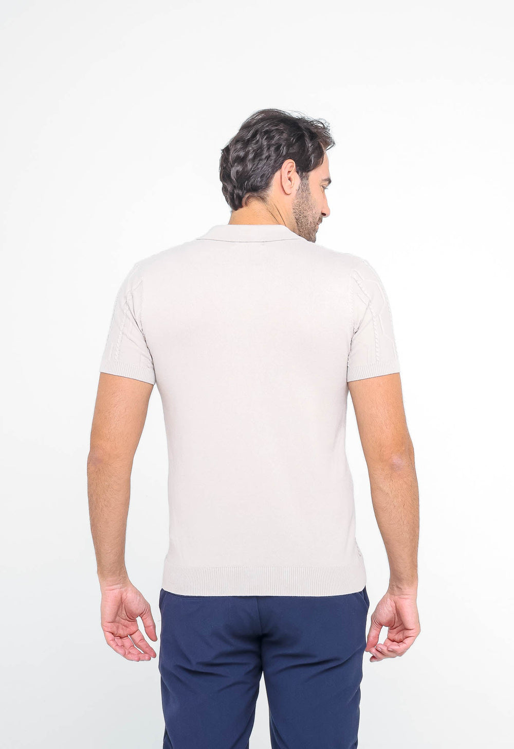Polo Masculina Dom Henrico Texturizada - Henri Store