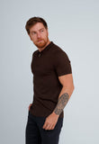 Polo Masculina Dom Henrico Trace com Zíper - Henri Store