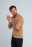 Polo Masculina Dom Henrico Trace com Zíper - Henri Store