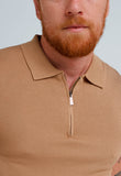 Polo Masculina Dom Henrico Trace com Zíper - Henri Store