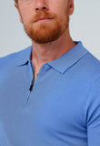 Polo Masculina Dom Henrico Trace com Zíper - Henri Store