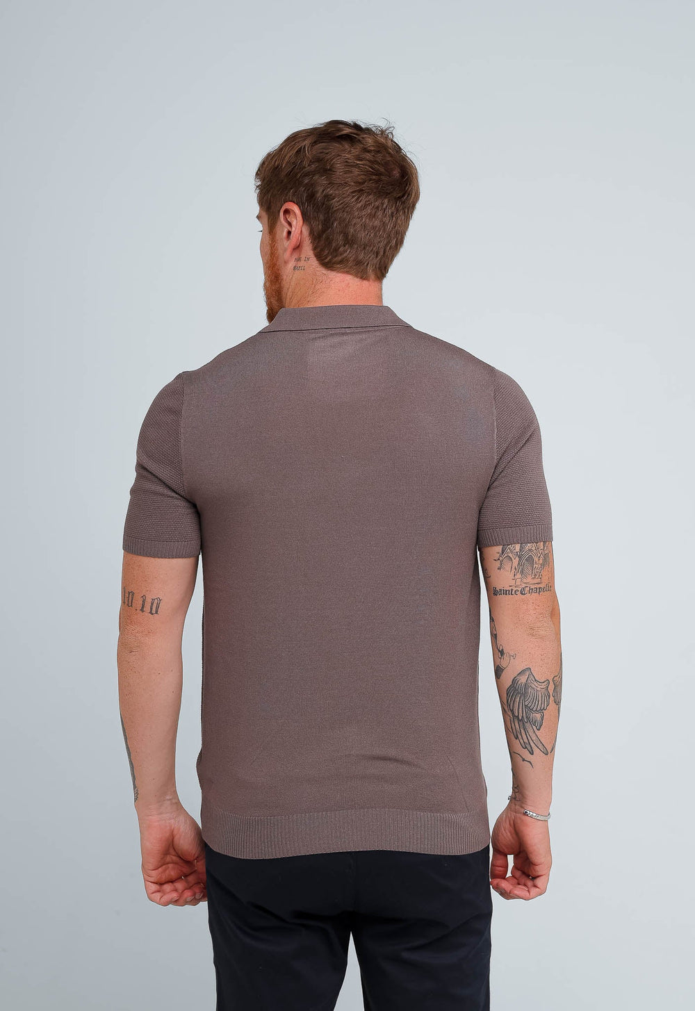 Polo Masculina Dom Henrico Trace com Zíper - Henri Store