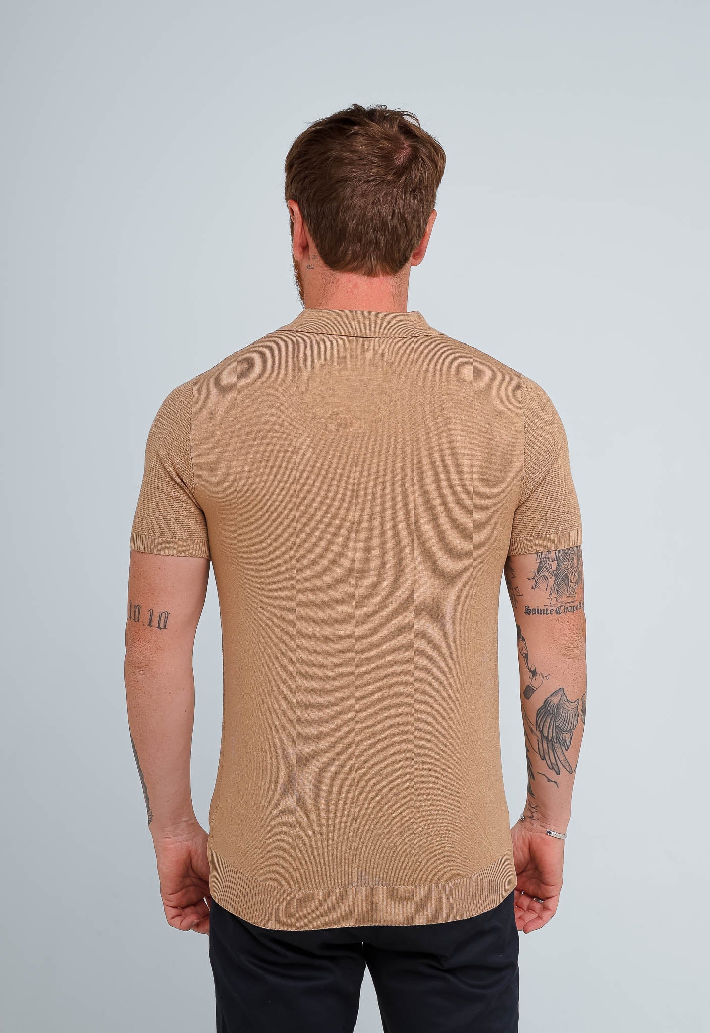 Polo Masculina Dom Henrico Trace com Zíper - Henri Store