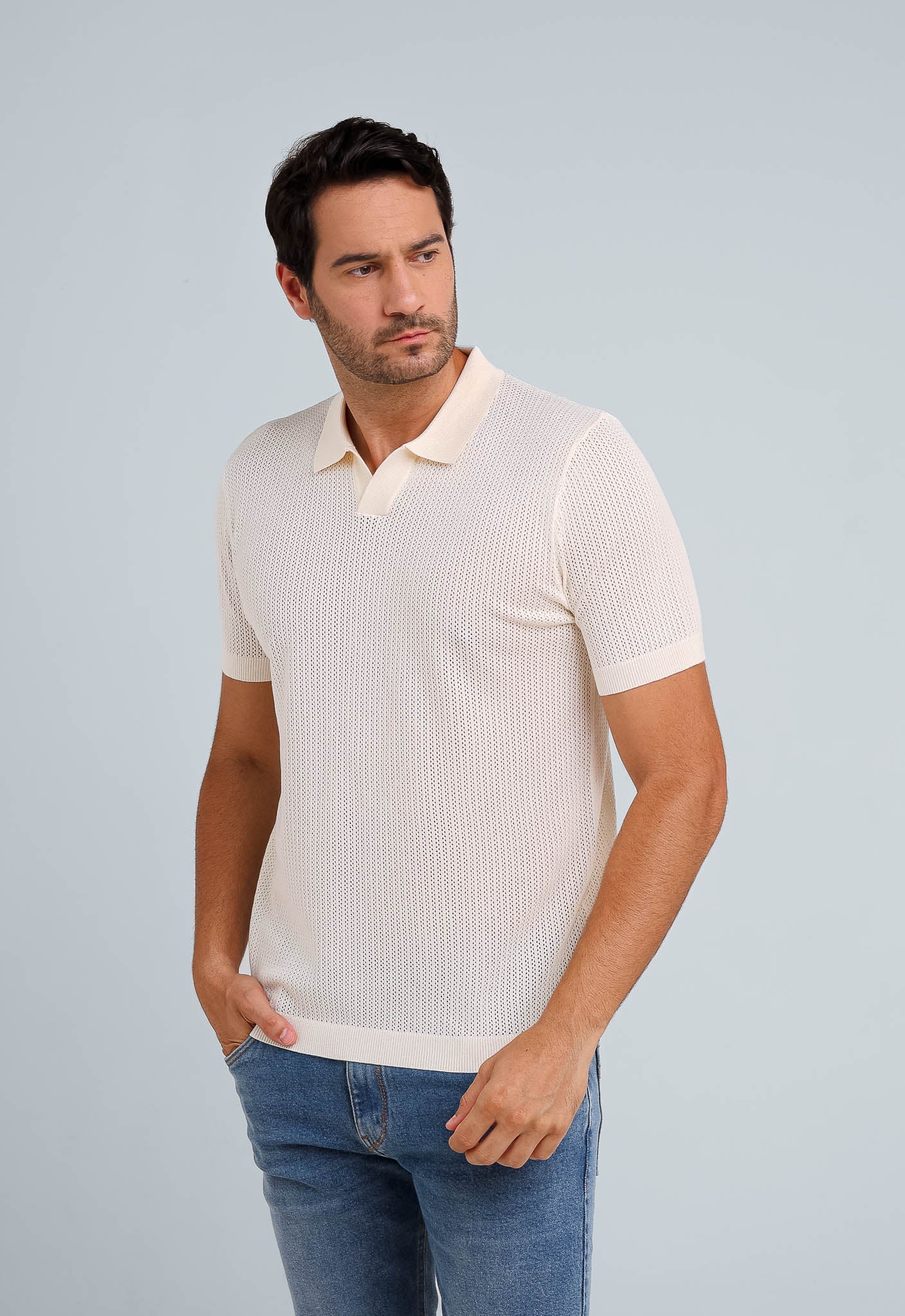 Polo Masculina Dom Henrico Tricot Eleganza - Henri Store