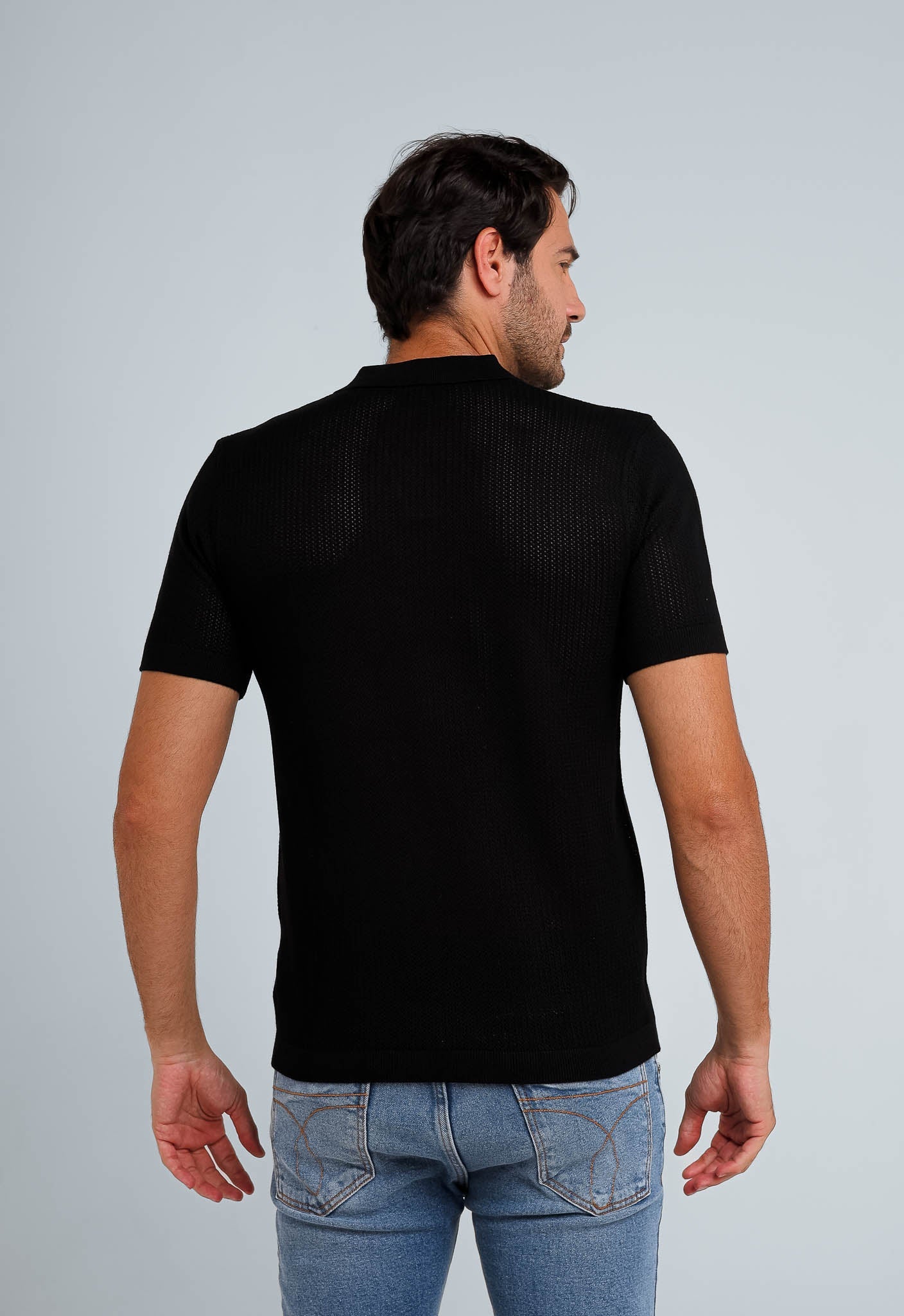 Polo Masculina Dom Henrico Tricot Eleganza - Henri Store
