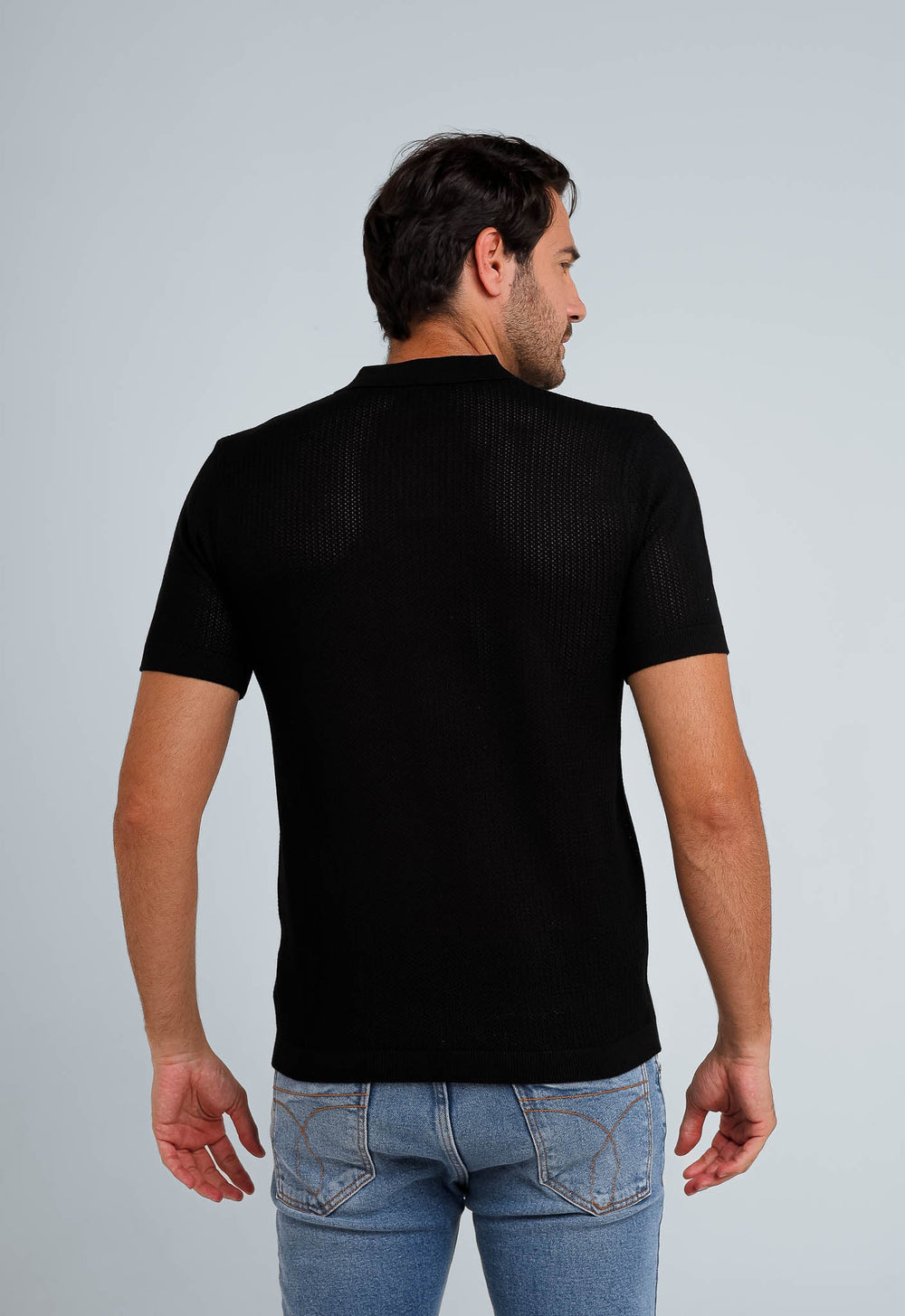 Polo Masculina Dom Henrico Tricot Eleganza - Henri Store