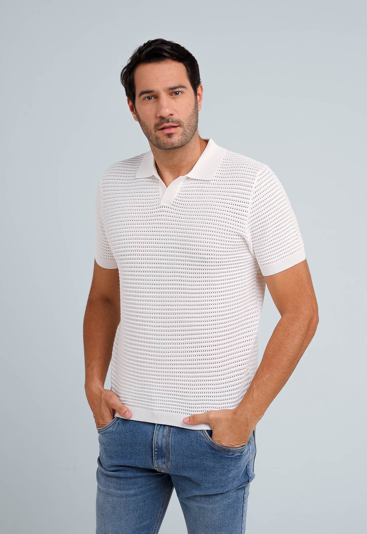 Polo Masculina Dom Henrico Tricot London - Henri Store