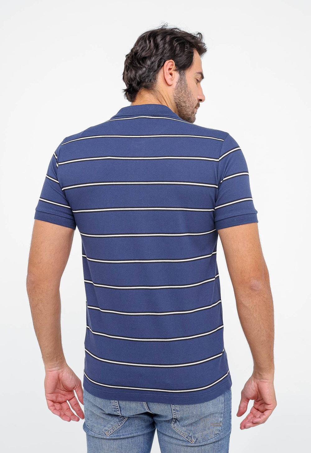 Polo Masculina em Piquet Reserva com Listras – Sale - Henri Store