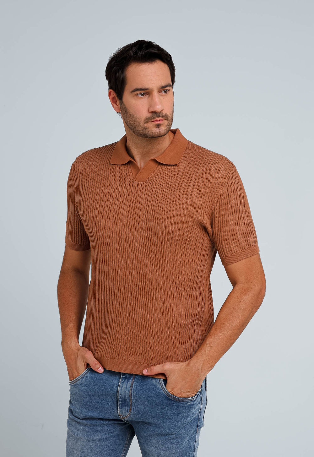 Polo Masculina em Tricot Dom Henrico Boston - Henri Store