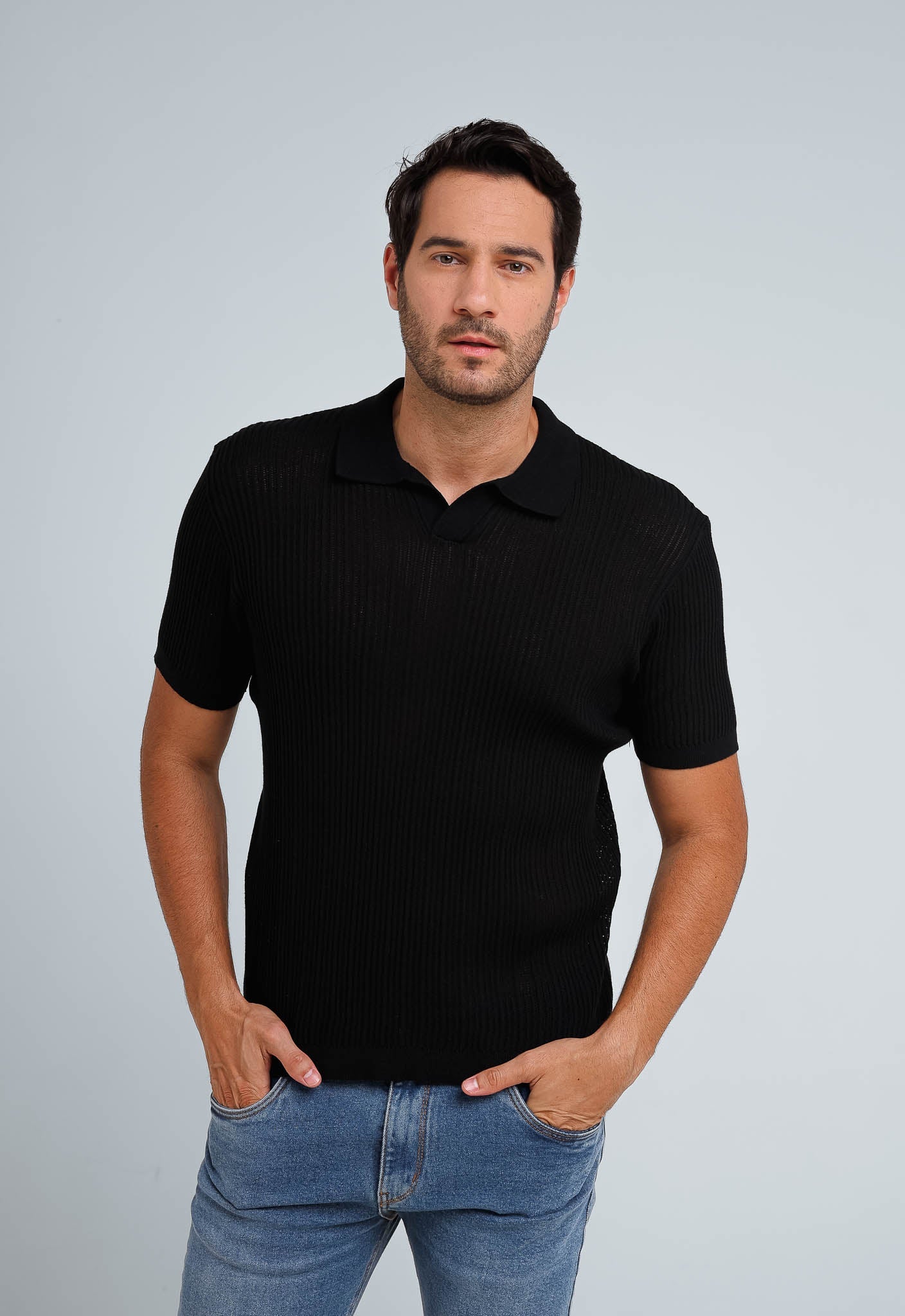 Polo Masculina em Tricot Dom Henrico Boston - Henri Store