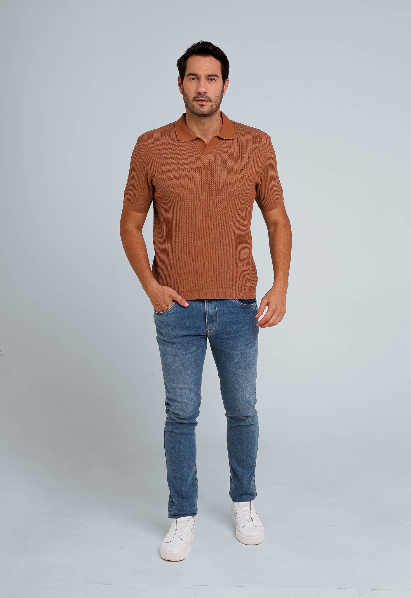 Polo Masculina em Tricot Dom Henrico Boston - Henri Store