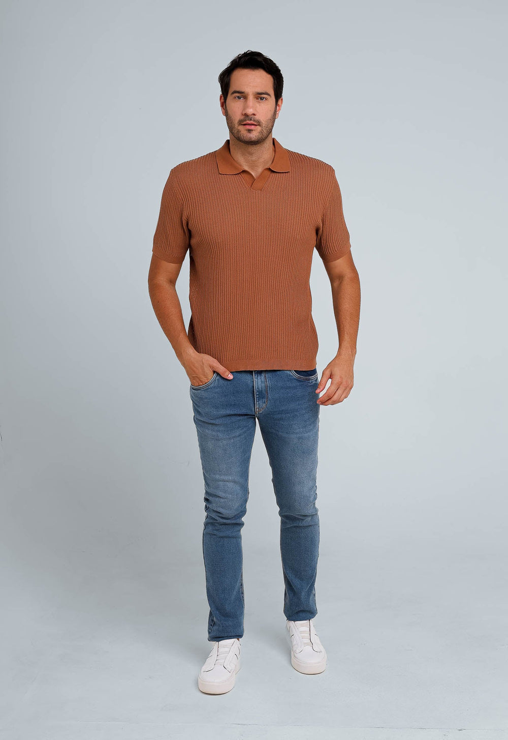 Polo Masculina em Tricot Dom Henrico Boston - Henri Store