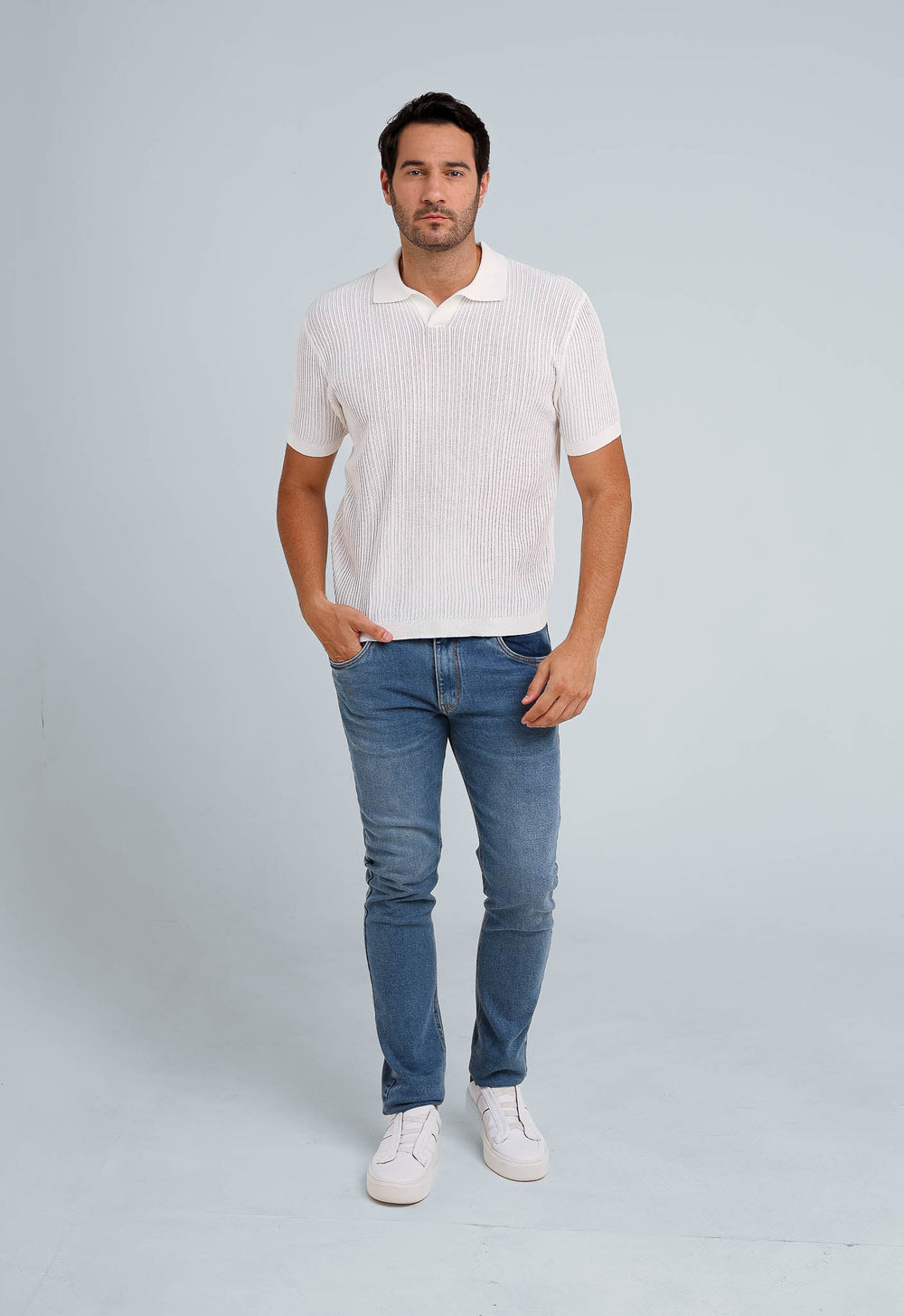 Polo Masculina em Tricot Dom Henrico Boston - Henri Store