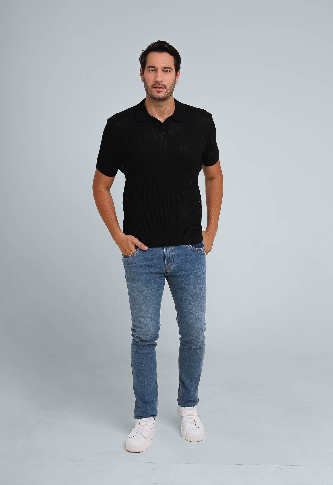 Polo Masculina em Tricot Dom Henrico Boston - Henri Store