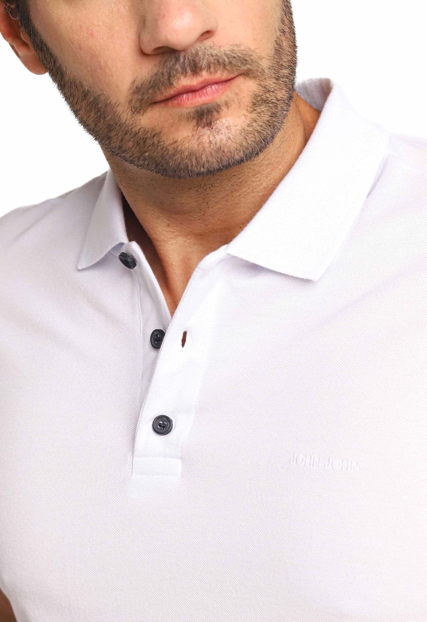 Polo Masculina John John Mc Polo New Simple Basic Branca - Henri Store