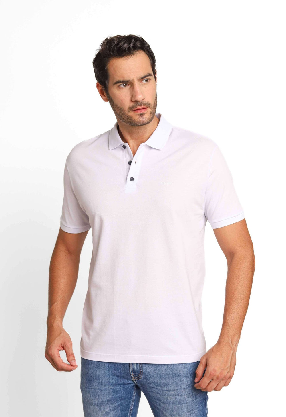 Polo Masculina John John Mc Polo New Simple Basic Branca - Henri Store