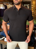 Polo Masculina Lacoste Regular Fit Paris Preto - Henri Store