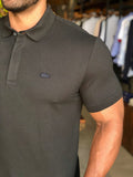 Polo Masculina Lacoste Regular Fit Paris Preto - Henri Store