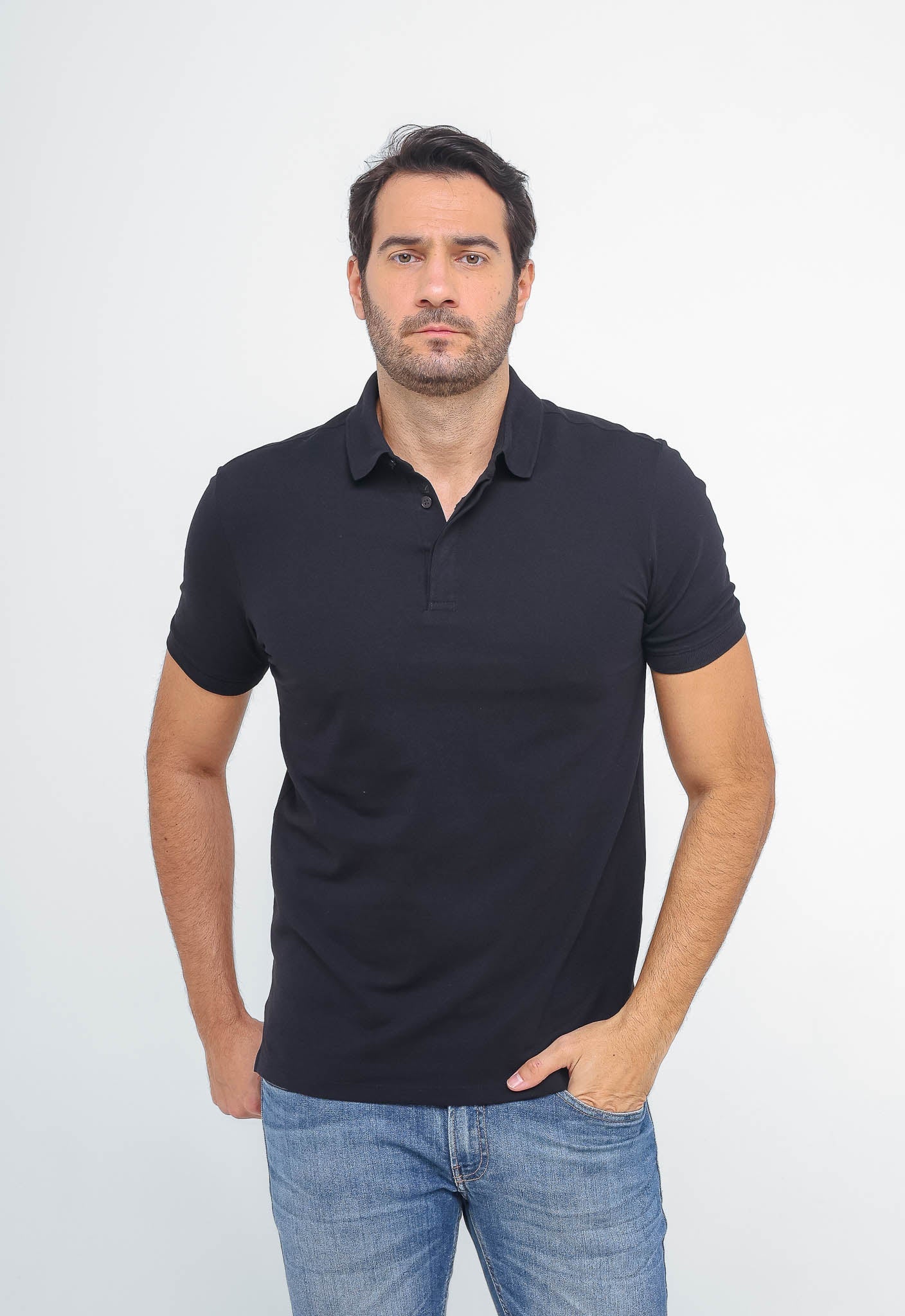 Polo Masculina Piquet Pima Dom Henrico Básica - Henri Store