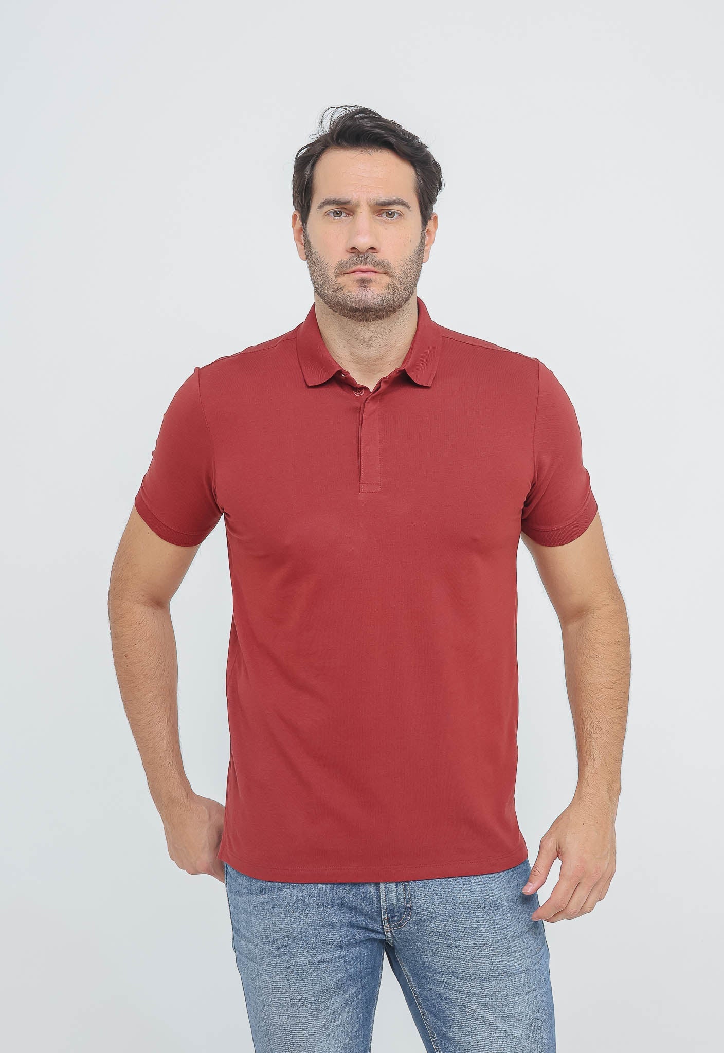 Polo Masculina Piquet Pima Dom Henrico Básica - Henri Store