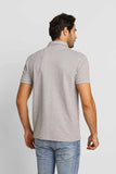 Polo Masculina Regular Básica Calvin Klein Cinza com Dois Frisos na Gola - Henri Store