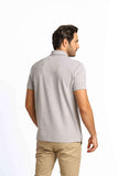 Polo Masculina Regular Calvin Klein Básica com Dois Frisos Mescla - Henri Store
