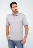 Polo Masculina Regular Calvin Klein Smooth Cotton Cinza Claro - Henri Store