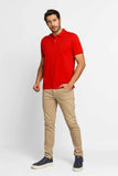 Polo Masculina Regular Fit Básica Calvin Klein Vermelho - Henri Store