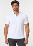 Polo Masculina Regular Fit Calvin Klein com Friso na Gola Branco - Henri StorePolo