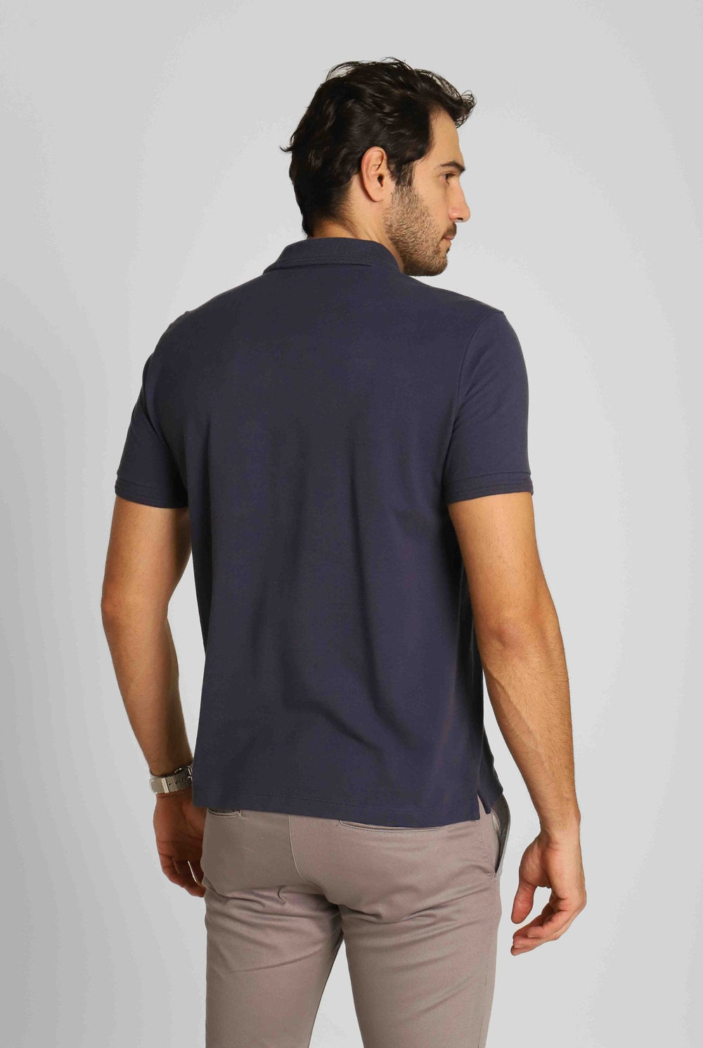Polo Masculina Regular Fit Calvin Klein Sustainable Marinho - Henri Store