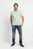 Polo Masculina Regular Fit Calvin Klein Sustainable Verde Claro - Henri Store