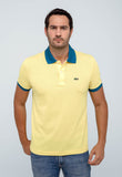 Polo Masculina Regular Fit Lacoste Amarelo - Henri Store