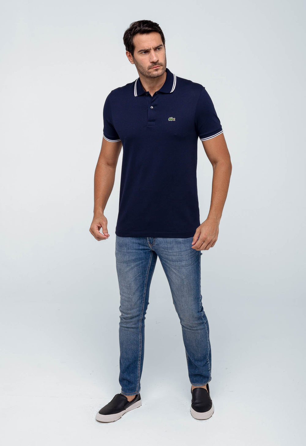 Polo Masculina Regular Fit Lacoste Marinho - Henri Store