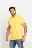 Polo Masculina Regular Fit Tommy Hilfiger Amarelo Claro - Henri Store
