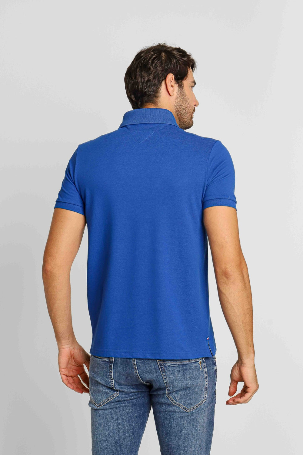 Polo Masculina Regular Fit Tommy Hilfiger Azul Bic - Henri Store