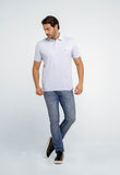 Polo Masculina Regular Fit Tommy Hilfiger Azul Claro - Henri Store