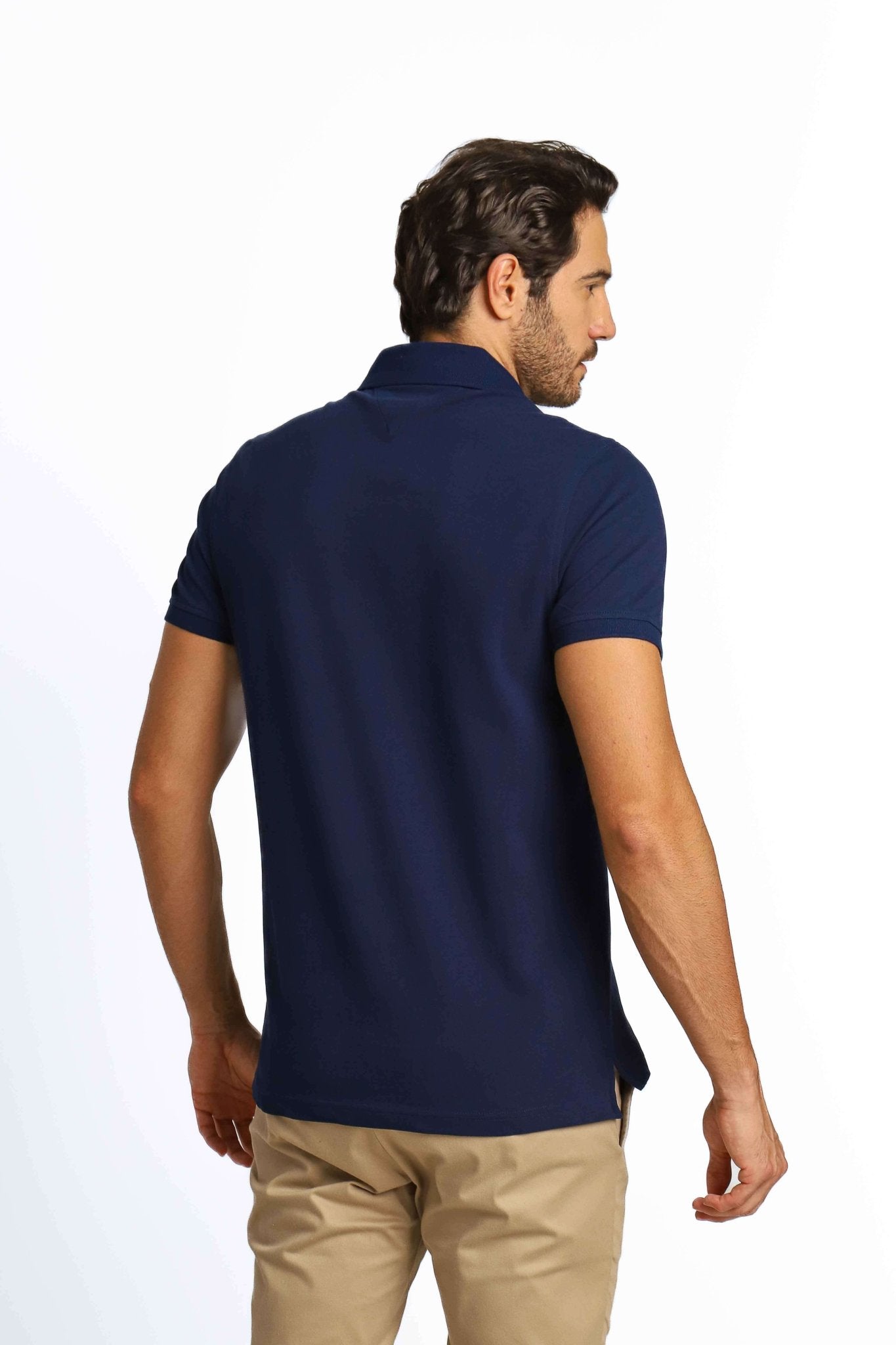 Polo Masculina Regular Fit Tommy Hilfiger Azul Escuro - Henri Store