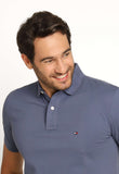 Polo Masculina Regular Fit Tommy Hilfiger Azul Índigo - Henri Store