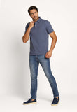 Polo Masculina Regular Fit Tommy Hilfiger Azul Índigo - Henri Store