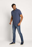 Polo Masculina Regular Fit Tommy Hilfiger Azul - Henri Store