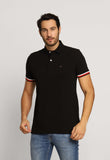 Polo Masculina Regular Fit Tommy Hilfiger com Retilínea no Punho - Henri Store
